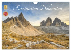 Cover-Bild zum Titel 'Faszination Dolomiten (Wandkalender 2026 DIN A4 quer), CALVENDO Monatskalender' von 'Michael Valjak'