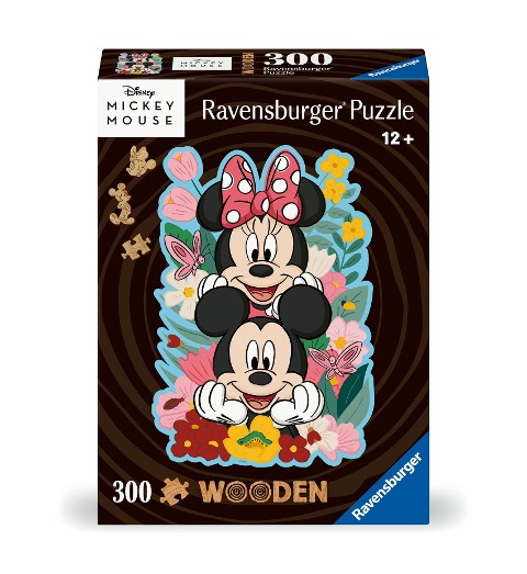 Wooden Puzzle 300 Teile - Disney Mickey & Minnie - 