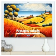 Paysages colorés (Calendrier mural 2026 DIN A2 vertical) calendrier de bureau - Marie-Ange Pagnon