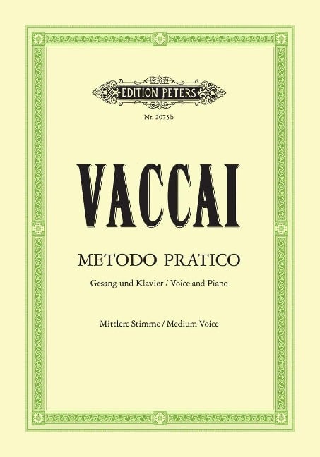 Metodo pratico di Canto Italiano - Nicola Vaccai, Pietro Metastasio