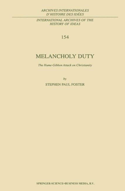 Melancholy Duty - S. P. Foster
