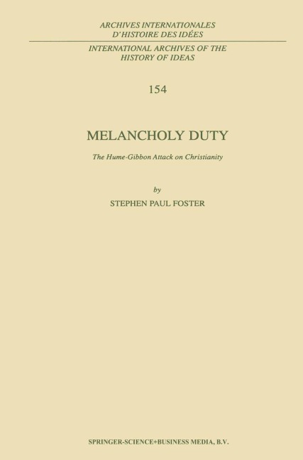 Melancholy Duty - S. P. Foster