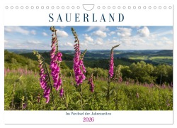 Cover-Bild zum Titel 'Das Sauerland im Wechsel der Jahreszeiten (Wandkalender 2026 DIN A4 quer), CALVENDO Monatskalender' von 'Heidi Bücker'