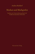 Cover-Bild zum Titel 'Marken und Markgrafen' von 'Andrea Stieldorf'