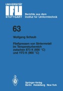 Cover-Bild zum Titel 'Fließpressen von Sintermetall im Temperaturbereich zwischen 873 K (600 °C) und 1173 K (900 °C)' von 'W. Schaub'