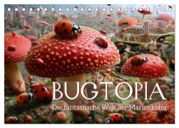 Cover-Bild zum Titel 'Bugtopia. Die fantastische Welt der Marienkäfer (Tischkalender 2026 DIN A5 quer), CALVENDO Monatskalender' von 'Hanna Wagner'
