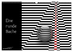 Cover-Bild zum Titel 'Eine runde Sache (Wandkalender 2026 DIN A3 quer), CALVENDO Monatskalender' von 'manhART manhART'