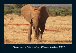 Cover-Bild zum Titel 'Elefanten - Die sanften Riesen Afrikas 2025 Fotokalender DIN A4' von 'Tobias Becker'