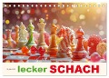 Lecker Schach (Tischkalender 2025 DIN A5 quer), CALVENDO Monatskalender - Cathrin Illgen