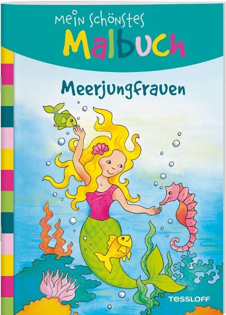 Mein schönstes Malbuch. Meerjungfrauen. Malen für Kinder ab 5 Jahren - 