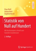Cover-Bild zum Titel 'Statistik von Null auf Hundert' von 'Claus Brell, Siegfried Kirsch, Juliana Brell'