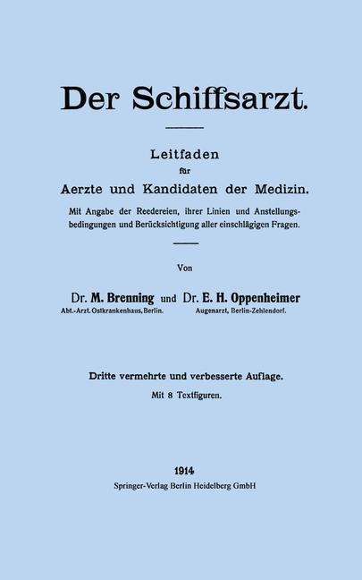 Der Schiffsarzt - Max Brenning, Henry Oppenheimer