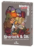 Cover-Bild zum Titel 'black stories junior Sherlock & Co.' von 'Corinna Harder'