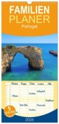 Cover-Bild zum Titel 'Familienplaner 2026 - Portugal mit 5 Spalten (Wandkalender, 21 x 45 cm) CALVENDO' von 'LianeM LianeM'