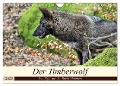 Der Timberwolf - Der Jäger aus den Rocky Mountains (Wandkalender 2025 DIN A4 quer), CALVENDO Monatskalender - Arno Klatt