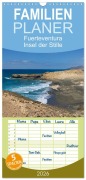 Cover-Bild zum Titel 'Familienplaner 2026 - Fuerteventura, Insel der Stille mit 5 Spalten (Wandkalender, 21 x 45 cm) CALVENDO' von 'Michael Friedchen'