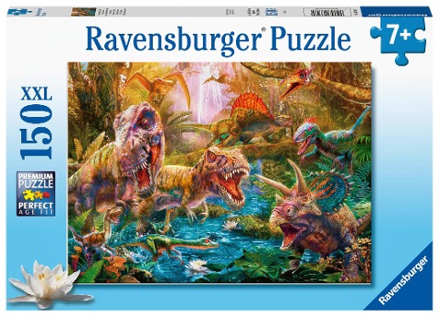 Ravensburger Kinderpuzzle - 13348 Versammlung der Dinosaurier- 150 Teile Puzzle für Kinder ab 7 Jahren - 