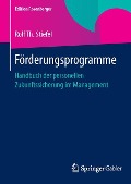 Förderungsprogramme - Rolf Th. Stiefel