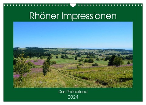 Rhöner Impressionen (Wandkalender 2024 DIN A3 quer), CALVENDO Monatskalender - Friedrich Wesch