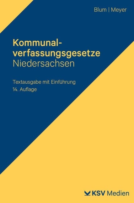 Kommunalverfassungsgesetze Niedersachsen - 