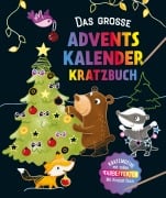 Cover-Bild zum Titel 'Das große Adventskalender Kritzel-Kratzel Buch' von ''