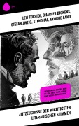 Cover-Bild zum Titel 'Zeitzeugnisse der wichtigsten literarischen Stimmen' von 'Lew Tolstoi, Friedrich Motte de la Fouqué, Gustave Flaubert, Hans Fallada, Theodor Fontane'