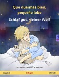 Cover-Bild zum Titel 'Que duermas bien, pequeño lobo - Schlaf gut, kleiner Wolf (español - alemán)' von 'Ulrich Renz'