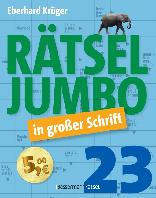 Rätseljumbo in großer Schrift 23 - Eberhard Krüger