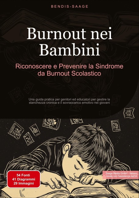 Burnout nei Bambini: Riconoscere e Prevenire la Sindrome da Burnout Scolastico - Bendis A. I. Saage - Italiano