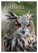 Cover-Bild zum Titel 'Eulen (Wandkalender 2026 DIN A3 hoch), CALVENDO Monatskalender' von 'Pferdografen. de Martina Berg Antje Lindert-Rottke'