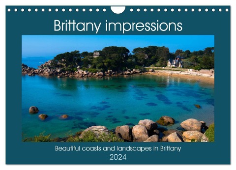 Brittany impressions (Wall Calendar 2024 DIN A4 landscape), CALVENDO 12 Month Wall Calendar - Tanja Voigt