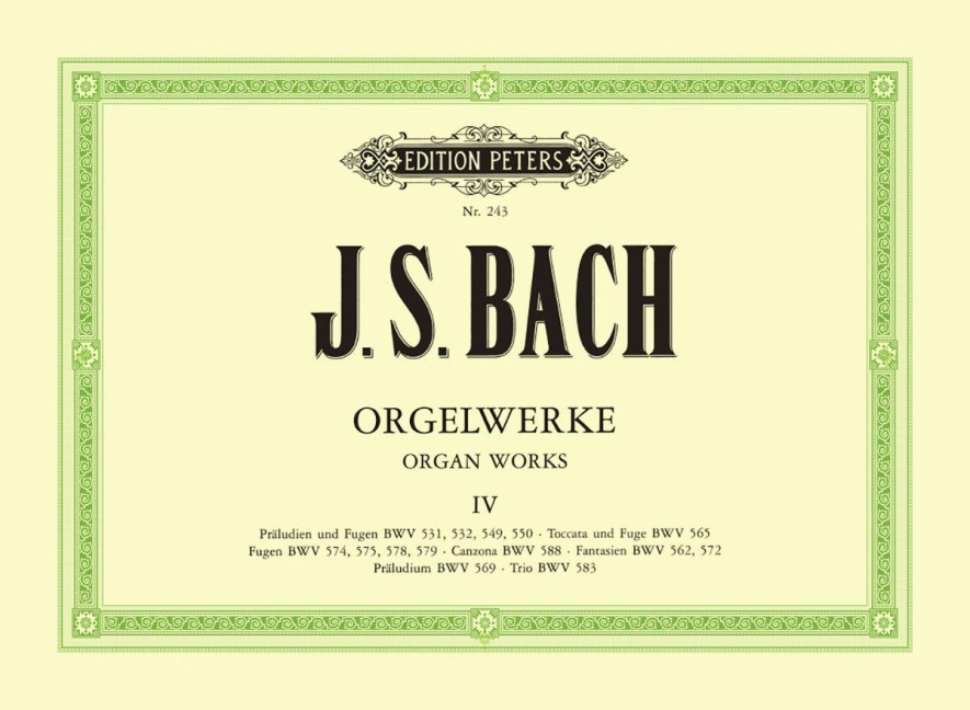 Orgelwerke in 9 Bänden - Band 4 - Johann Sebastian Bach