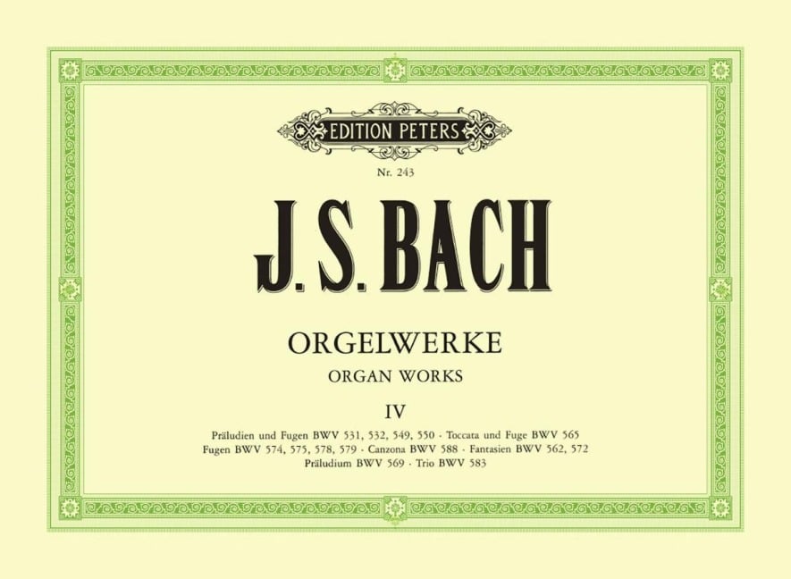 Orgelwerke in 9 Bänden - Band 4 - Johann Sebastian Bach