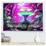 Intergalactic garden (High Quality Premium Wall Calendar 2026 DIN A2 landscape),CALVENDO 12 Month Wall Calendar - Dusanka Djeric