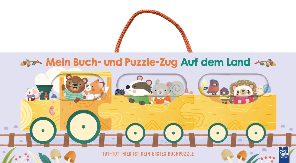 Mein Buch- und Puzzle-Zug: Auf dem Land - 