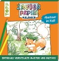 Cover-Bild zum Titel 'Zauberpapier Malbuch Abenteuer im Wald' von 'Natascha Pitz'