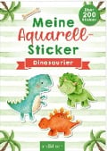 Cover-Bild zum Titel 'Meine Aquarell-Sticker - Dinosaurier' von ''