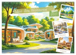 Cover-Bild zum Titel 'Idee des Wohnens (Wandkalender 2027 DIN A3 quer), CALVENDO Monatskalender' von 'Viktor Wedel'
