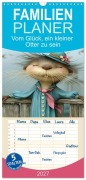 Cover-Bild zum Titel 'Familienplaner 2027 - Vom Glück, ein kleiner Otter zu sein mit 5 Spalten (Wandkalender, 21 x 45 cm) CALVENDO' von 'Anne Seltmann'