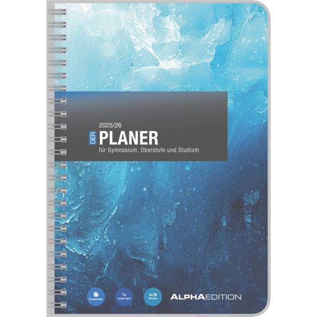 Gymnasialplaner blau - 