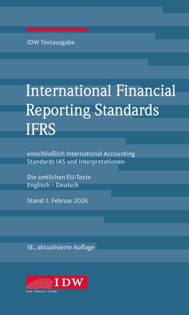 IDW, IFRS IDW Textausgabe, 18. Auflage - 