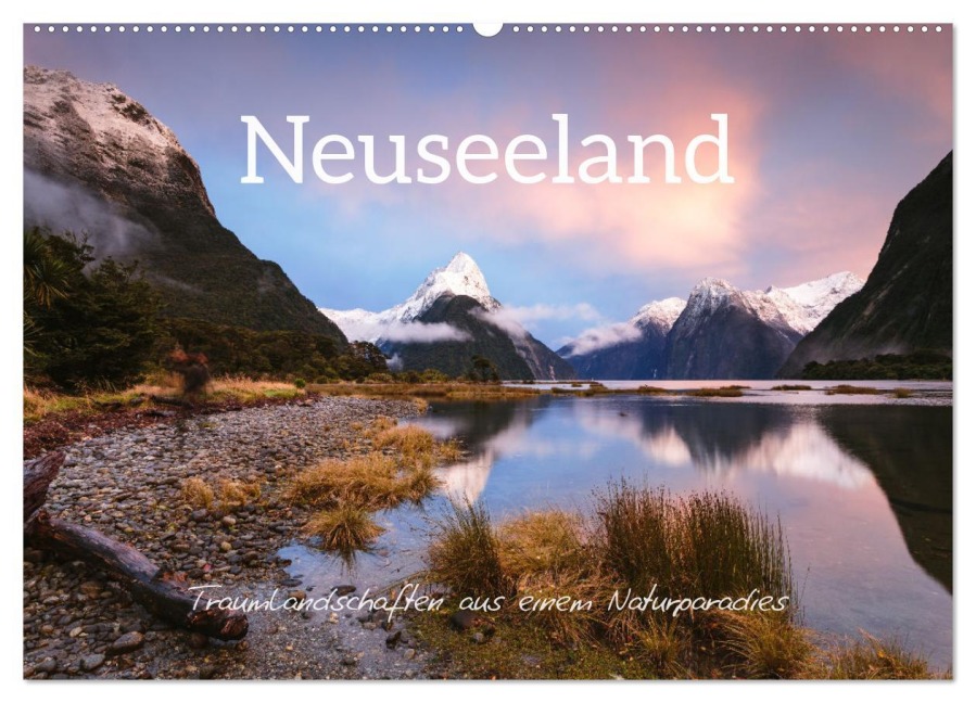 Neuseeland - Traumlandschaften aus einem Naturparadies (Wandkalender 2026 DIN A2 quer), CALVENDO Monatskalender - Matteo Colombo