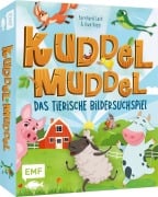 Cover-Bild zum Titel 'Kartenspiel: Kuddelmuddel - Das tierische Bildersuchspiel ab 5 Jahren' von 'Uwe Rapp, Bernhard Lach'