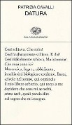 Cover-Bild zum Titel 'Datura' von 'Patrizia Cavalli'