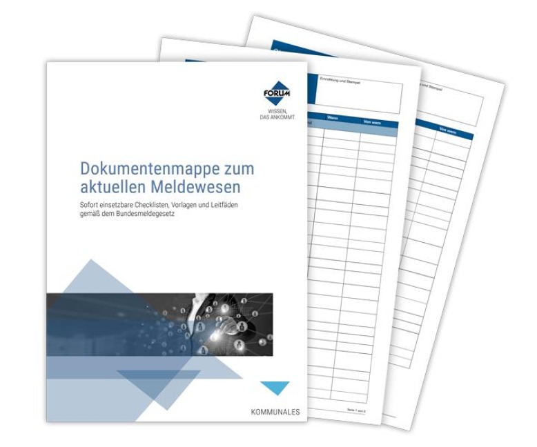 Dokumentenmappe zum aktuellen Meldewesen - Breckwoldt Jörgen