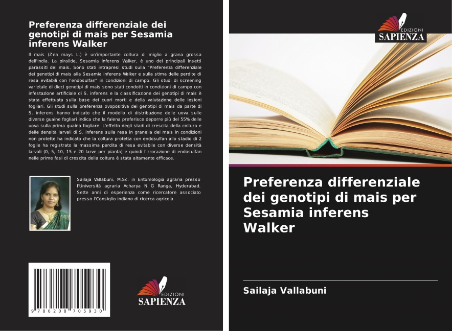 Preferenza differenziale dei genotipi di mais per Sesamia inferens Walker - Sailaja Vallabuni