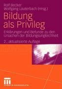 Bildung als Privileg - 