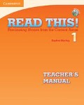 Read This! Level 1 Teacher's Manual with Audio CD - Daphne Mackey