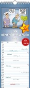 Cover-Bild zum Titel 'Rentnerkalender 2026 Streifenkalender, 15x42cm, Kalender mit 3 Spalten für Termine, 100 jährigem Kalender, Ferienterminen DE/AT/CH, mit Pollenflugkalender und deutschem Kalendarium - Alpha Edition' von ''