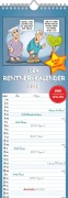 Cover-Bild zum Titel 'Rentnerkalender 2026 Streifenkalender, 15x42cm, Kalender mit 3 Spalten für Termine, 100 jährigem Kalender, Ferienterminen DE/AT/CH, mit Pollenflugkalender und deutschem Kalendarium - Alpha Edition' von ''